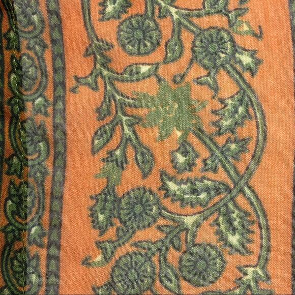 People Green Angrakha Kurta Size Medium - Picture 4 of 8